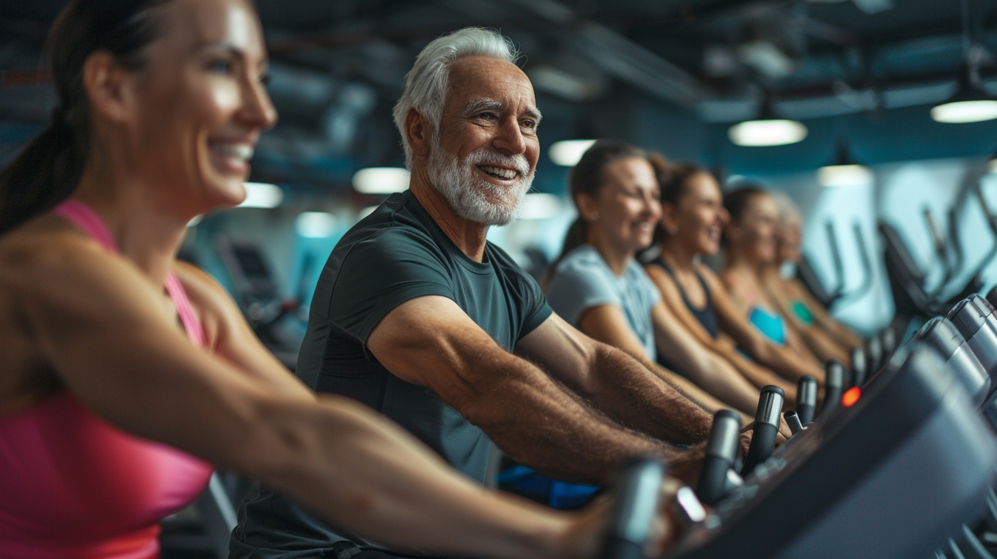 Aktív emberek különböző korcsoportokból